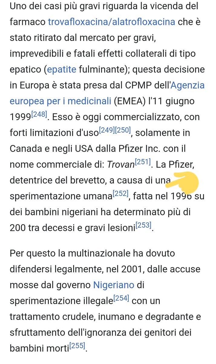 GaIadhrim's tweet photo. Adesso voi andate nella sezione "vicende giudiziarie" di Pfizer su Wikipedia, che è corredata da numerosissime fonti, la leggete tutta perbenino, e mi dite come fate a cadere dal pero o a fidarvi ancora della ""scienza""
https://t.co/9n4NdY8CYk
#Pfizergate https://t.co/UG1lXIDYsH
