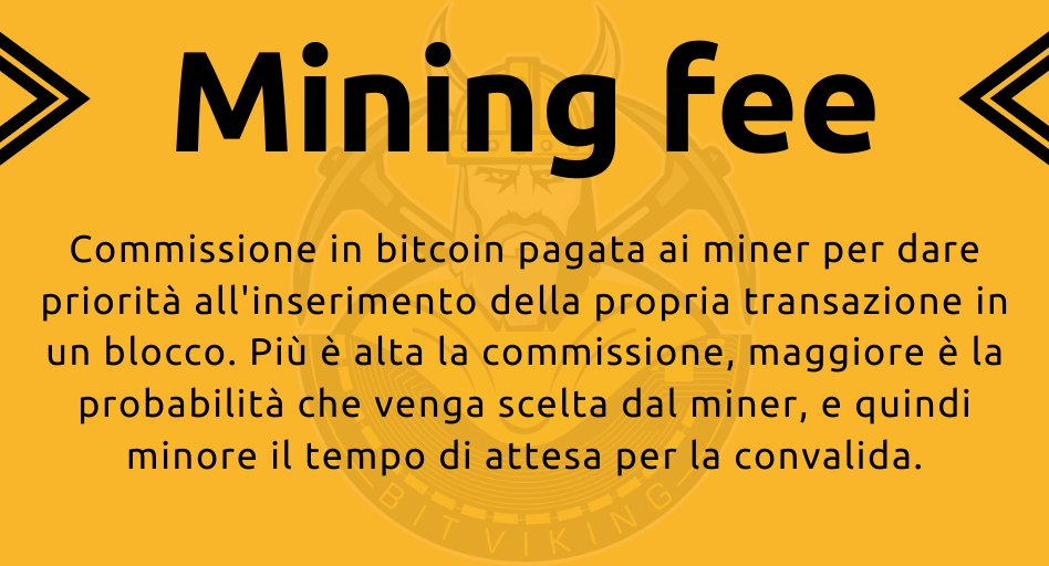 Bitviking1's tweet photo. Hai mai sentito parlare di "mining fee"?
Scopri di cosa si tratta⤵️
#Bitcoin #Mining #bitviking #Ethereum https://t.co/nU0oIM6q3T