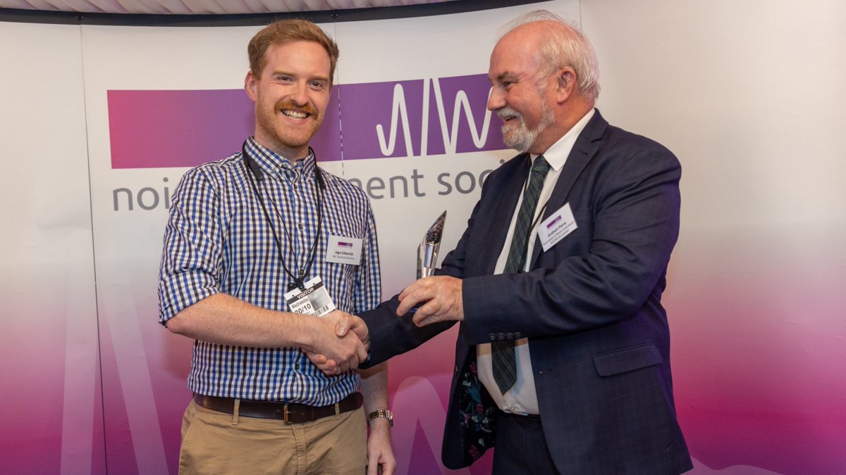 ACCON’s MD &amp;  President of the ANC, Graham Parry, presenting the John Connell awards for videos showcasing acoustics and #STEM careers. “We were thrilled at the number of entries for this year’s competition and there were some really creative entries” #acoustics