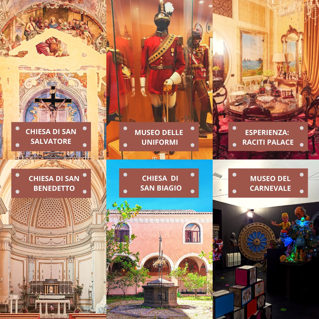 Ultimo weekend de <a href="/LeViedeiTesori/">Le Vie dei Tesori</a> . Ecco i luoghi visitabili ad 𝐀𝐜𝐢𝐫𝐞𝐚𝐥𝐞:
🔸Chiesa di San Benedetto - SABATO E DOMENICA
🔸 Chiesa e chiostro di San Biagio - SABATO
🔸 Museo del Carnevale - SABATO E DOMENICA
Info e prenotazioni su: leviedeitesori.com/catania/