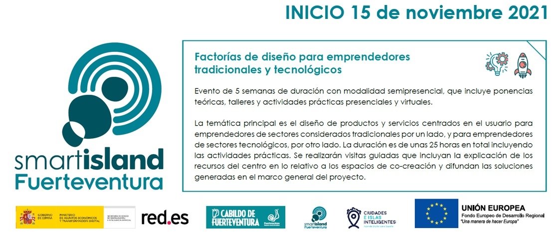 empleocabildo's tweet photo. ‼️Factoría de diseño para emprendedor@s tradicionales (formación y asesoramiento GRATUITO)📆Inicio 15 NOV!!Inscríbete (plazas limitadas y previa selección), https://t.co/BT0yARhIPd

#FEDER_UE @redpuntoes @CabildoFTV #fuerteventuraemprende #fuertenventuraopenisland #innovaliagroup https://t.co/hxMCxymWCJ