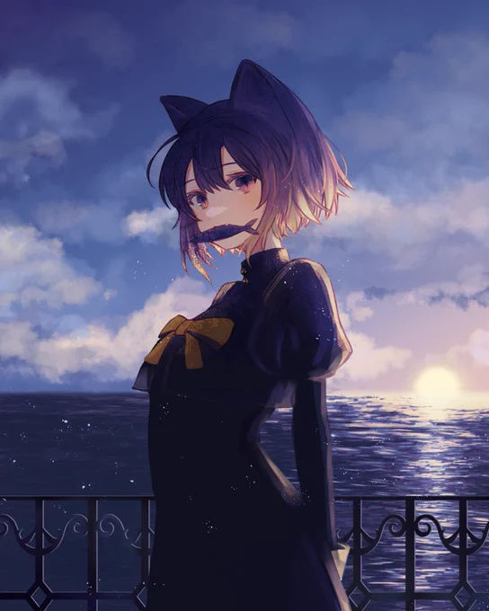 わいっしゅさんの紅掛空色みて私も大好きな色だったので過去作紹介させていただきます🌿
この色を探して夕方は外をよく歩いてます、今時期は特にこの色が多い気がします 