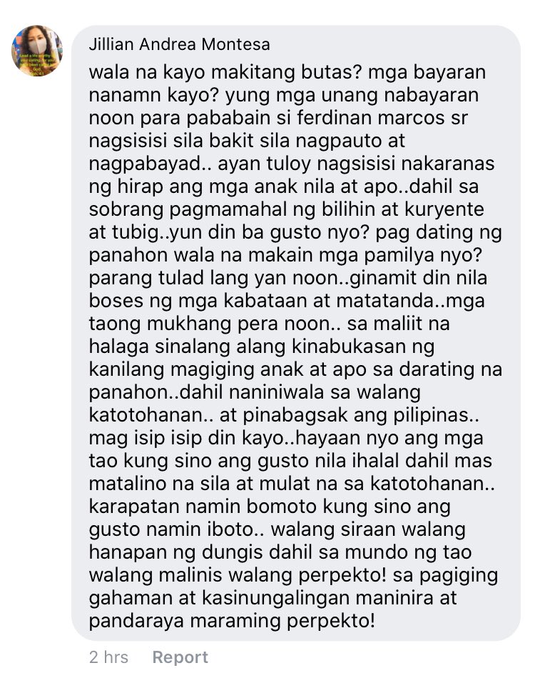 ailene0129's tweet photo. Truee 
Di na sila natuto, hanggang ngaun utu-uto pa din 

#LabanMarcosJr https://t.co/UzEv7oCwOD