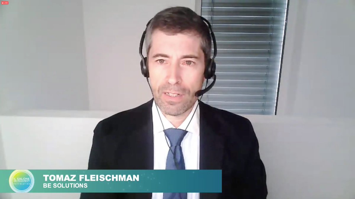 Payvolution's tweet photo. @T_Fleischman di #BeSolutions ci racconta come viene portata avanti la social circular payment in Slovenia.
Iscriviti e segui la diretta ☞ https://t.co/o7TyiyQw13
#salonepagamenti #payvolution #infuturiamoci https://t.co/Mez6niWbMX