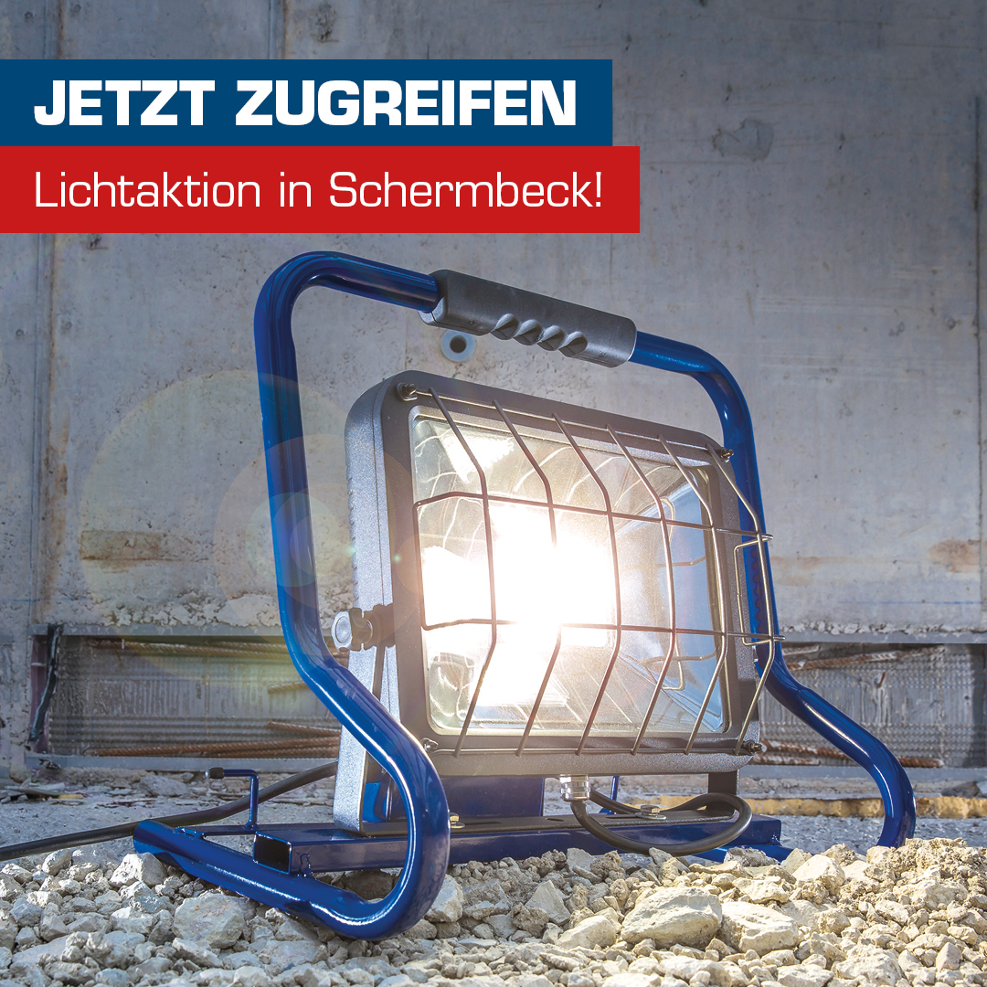 BAUENUNDLEBEN's tweet photo. SCHERMBECK - Arbeitsleuchten! Sichert euch bis zum 30.11.2021 unsere exklusiven Produkte zu attraktiven Top-Preisen!
Greift zu oder kommt vorbei! Mehr Infos: https://t.co/stp7LAgDfK
#bauenundleben #baustoffe #baustoffhandel #arbeitsleuchten #schermbeck #baustelle #bauleuchten https://t.co/9jtuAOlYKh