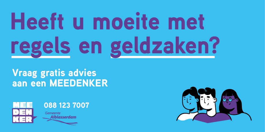Heb je hulp nodig maar weet je niet precies hoe je dit kunt regelen? MeeDenkers zijn onafhankelijke cliëntondersteuners en kunnen helpen bij al jouw vragen alblasserdam.nl  #Alblasserdamzorgt #meedenkersAlblasserdam