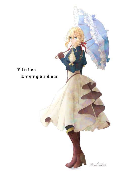 ヴァイオレット エヴァーガーデンのtwitterイラスト作品