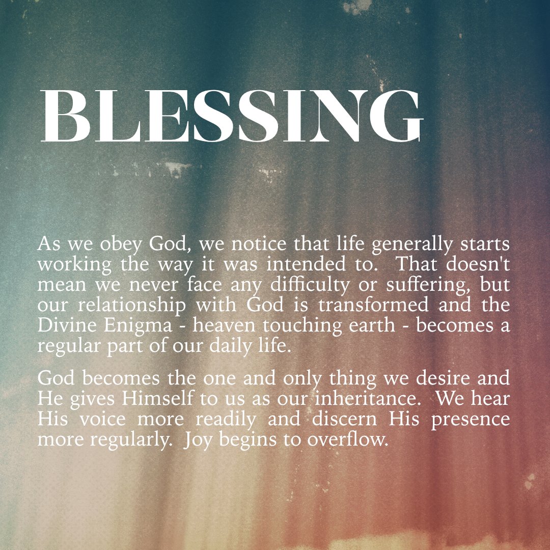 redemptionmi's tweet photo. There is a Biblical pattern of God giving grace, his people obeying, and blessing being the ultimate result.  Sometimes it's hidden in the text, sometimes it's explicit.  But it's definitely there. https://t.co/UN8XSPoBQj