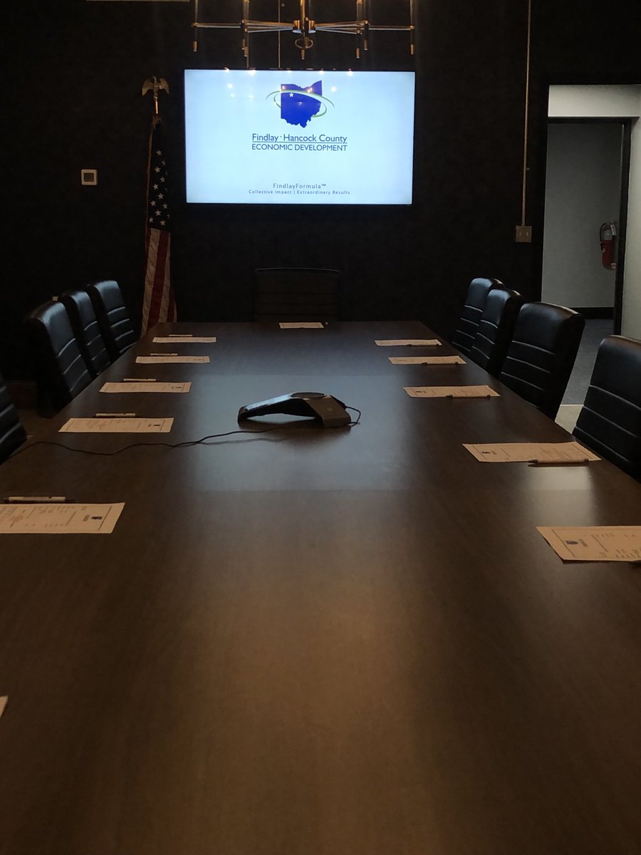 FindlayHancock's tweet photo. We love board meeting Thursday to plan and discuss projects. #FindlayFormula #EconDev https://t.co/H2s1kD2cQI