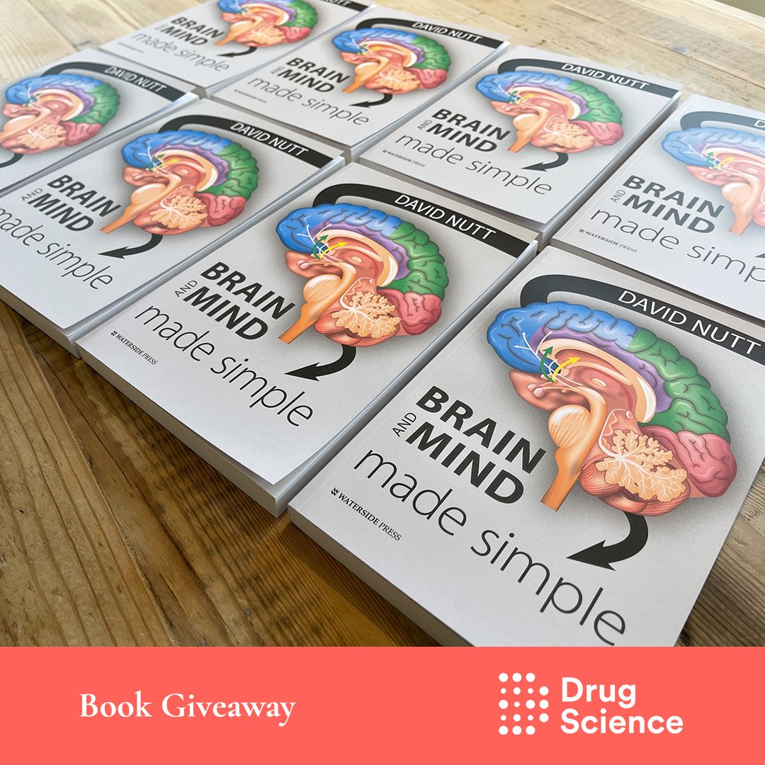 Okay, time for a #giveaway! 👇 To celebrate @ProfDavidNutt's new #book, we're giving away 8 copies to our followers 📚 Just tag a friend below and 🔁 this tweet We'll pick 4 comments and send you and your friend copies of #BrainandMindMadeSimple! 📦 More ways to win below 👇