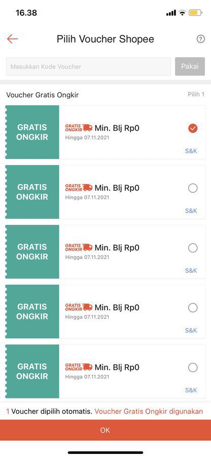 sunvdae's tweet photo. for sale voucher gratis ongkir shopee

- min blj. rp 0 (sisa 4 voc)

✅ snk berlaku
✅ 1 voc bisa di co buat beberapa produk
✅ payment spay only
langsung dm / wa yang ada di bio🥰 #zonauang https://t.co/1R8dfoakeD