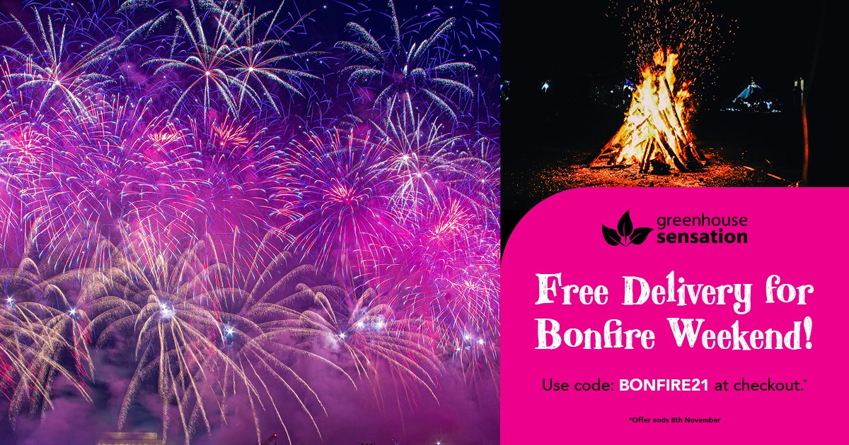 Free Delivery for Bonfire weekend!
Use code: BONFIRE21 at checkout.*
*Offer ends 8th November 
bit.ly/2MLjoAn