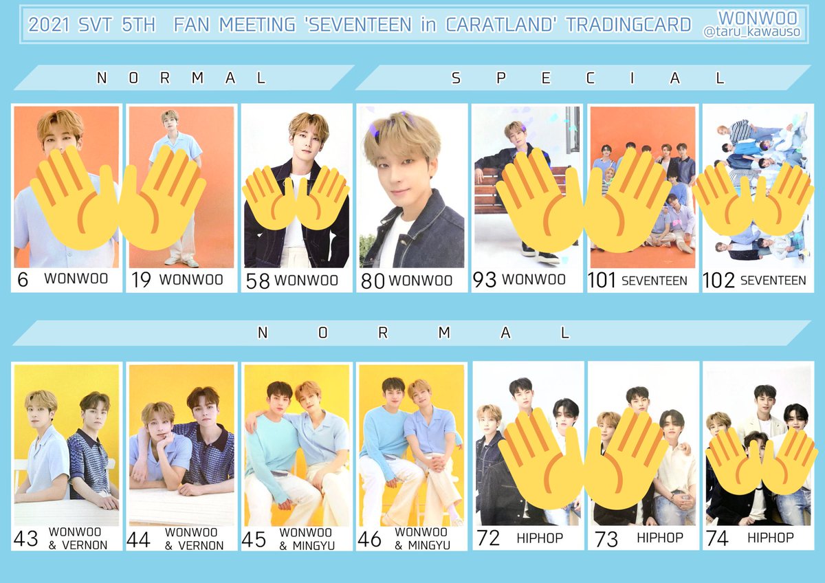 l21502_'s tweet photo. seventeen セブチ ケレン トレカ 交換

【譲】画像1枚目 

【求】画像2枚目

郵送での交換希望です。条件の合う方リプお待ちしております🕊 https://t.co/uGLqoHdJLF