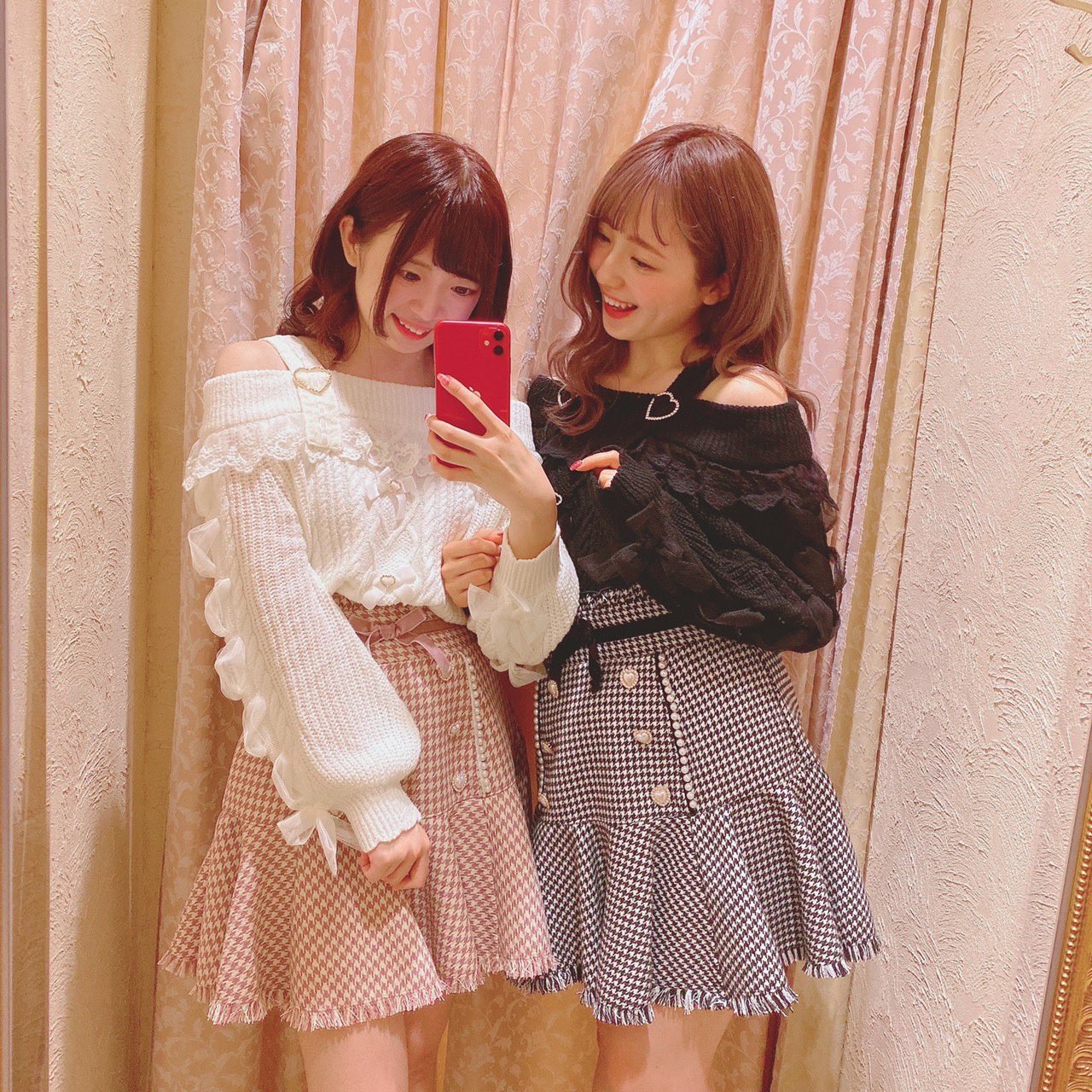 【希少！！】 5880円 LISA LIZ ｜ レースアップスリーブオフショルニット トップス