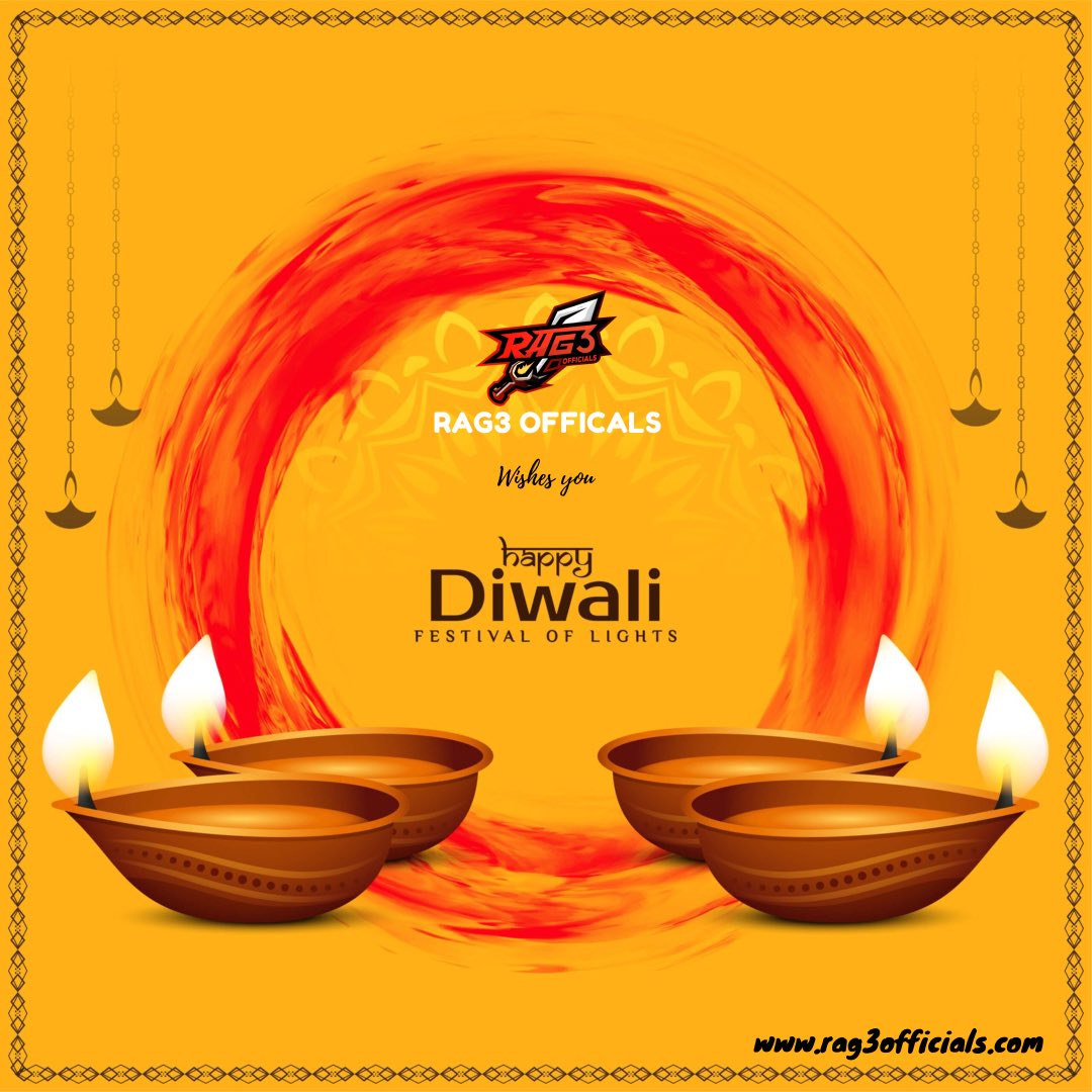 rag3officials's tweet photo. A festival full of sweet childhood memories, a sky full of fireworks, mouth full of sweets, house full of diyas and heart full of joy. Wishing you all a very happy Diwali.
RAG3 OFFICALS 
https://t.co/sp0HHIIchV
#happydiwali2021 https://t.co/JGxsCzoNYn