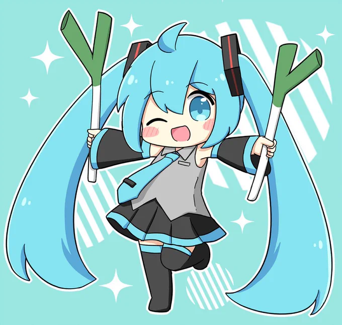 #いい推しの日
推しは初音ミクだー!! 