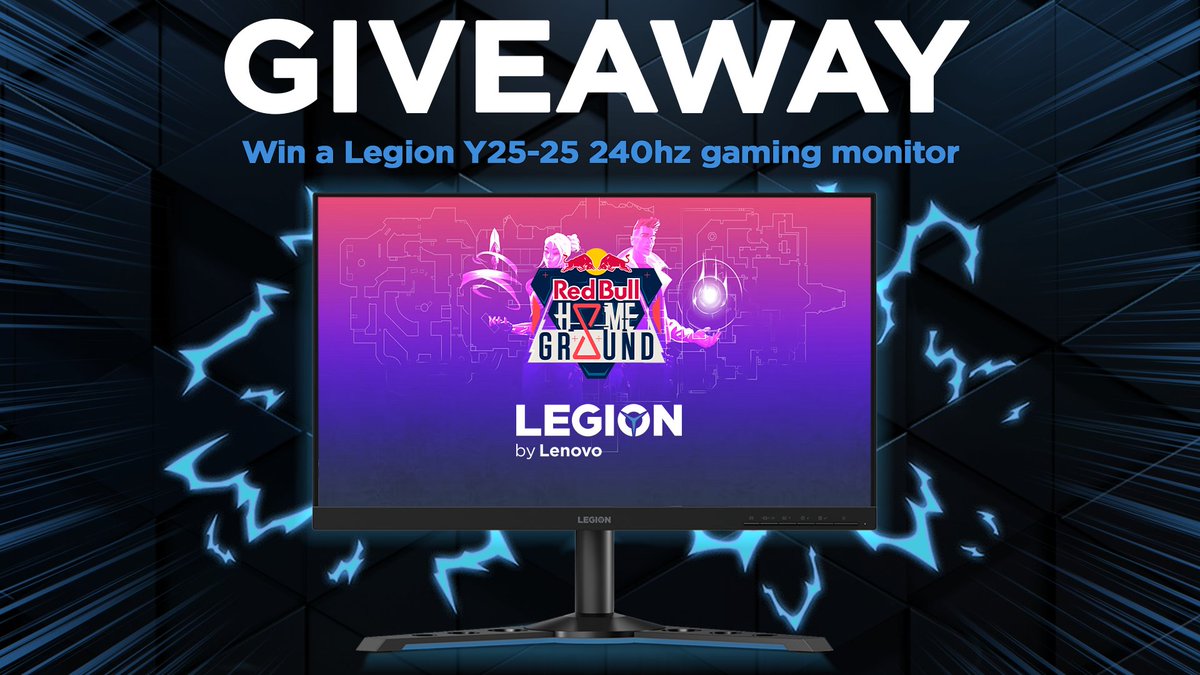 Lenovo Legion UK & Ireland (@lenovolegionuki) on Twitter photo โกGIVEAWAYโก
To reward those of you following the Red Bull UK Home Ground event we are giving away one of our Legion Y25-25 gaming monitors.
How to enter ๐
โค๏ธ LIKE
โก๏ธ FOLLOW <a href="/LenovoLegionUKI/">Lenovo Legion UK & Ireland</a> and <a href="/RedBullUK/">Red Bull UK</a>
๐ RT
๐ฌ ANSWER how many Valorant agents are there in the game? โกGIVEAWAYโก
To reward those of you following the Red Bull UK Home Ground event we are giving away one of our Legion Y25-25 gaming monitors.
How to enter ๐
โค๏ธ LIKE
โก๏ธ FOLLOW <a href="/LenovoLegionUKI/">Lenovo Legion UK & Ireland</a> and <a href="/RedBullUK/">Red Bull UK</a>
๐ RT
๐ฌ ANSWER how many Valorant agents are there in the game?