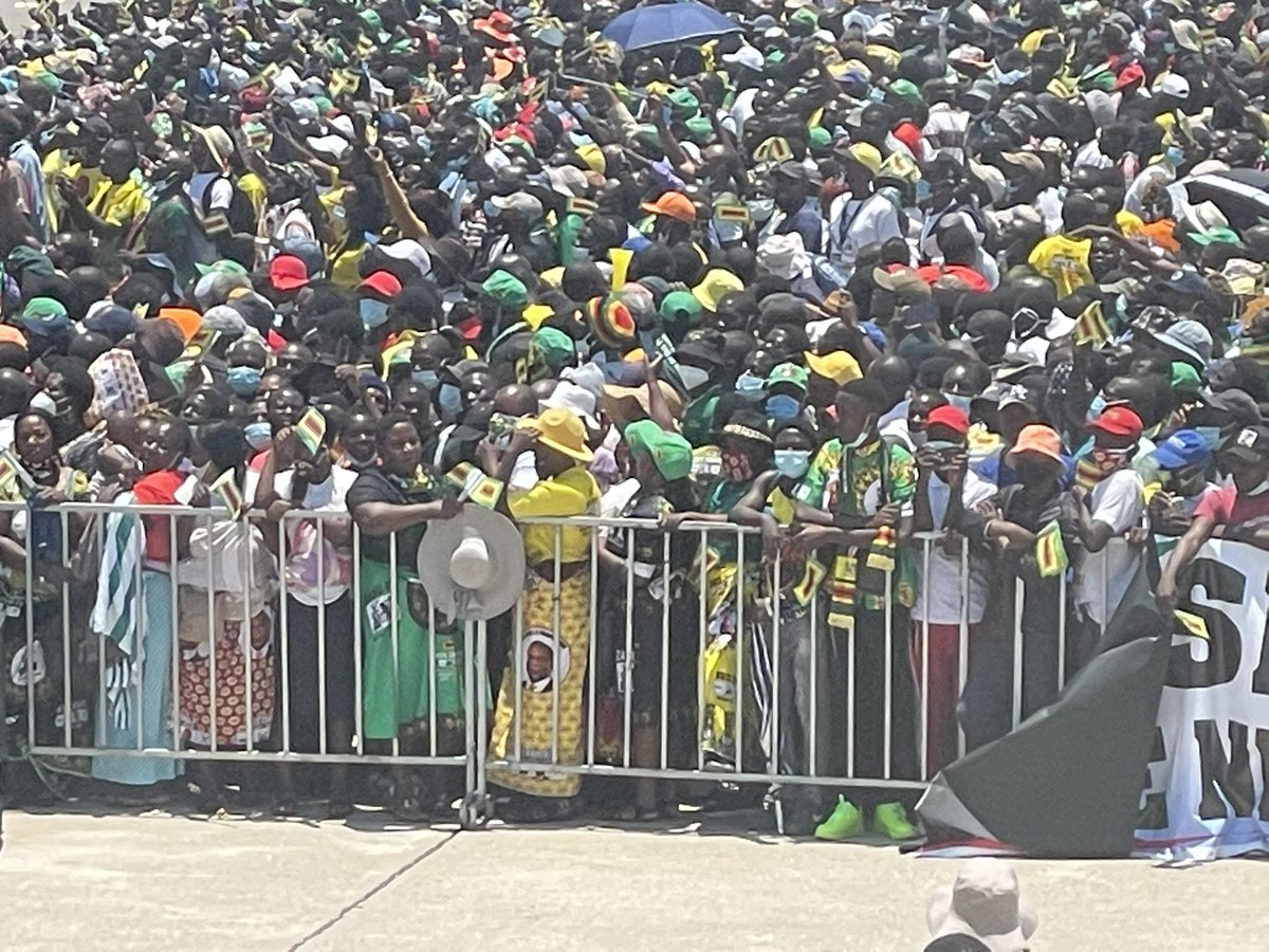 President <a href="/edmnangagwa/">President of Zimbabwe</a> has arrived home and was welcomed by thousands of supporters.