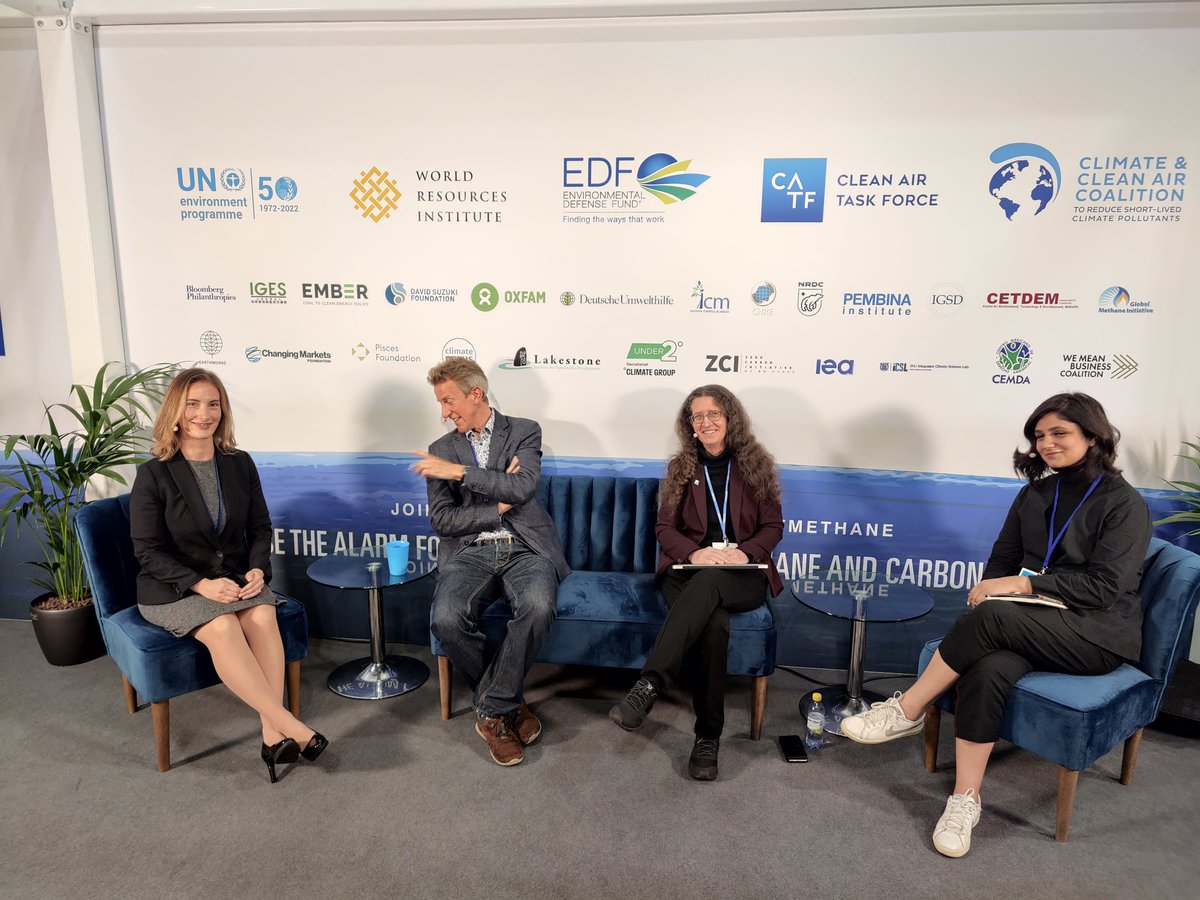 Clean Air Task Force (@cleanaircatf) on Twitter photo Starting NOW: The Need for Speed
<a href="/sarahuhl/">Sarah Uhl Smith</a>, <a href="/ZerinOsho/">Zerin Osho Bamezai Raina</a>, Pam Pearson of @iccinet and Prof Tim Lenton of <a href="/UniofExeter/">University of Exeter</a> discuss why #CutMethane is a crucial handbrake to global warming.
#COP26 Starting NOW: The Need for Speed
<a href="/sarahuhl/">Sarah Uhl Smith</a>, <a href="/ZerinOsho/">Zerin Osho Bamezai Raina</a>, Pam Pearson of @iccinet and Prof Tim Lenton of <a href="/UniofExeter/">University of Exeter</a> discuss why #CutMethane is a crucial handbrake to global warming.
#COP26