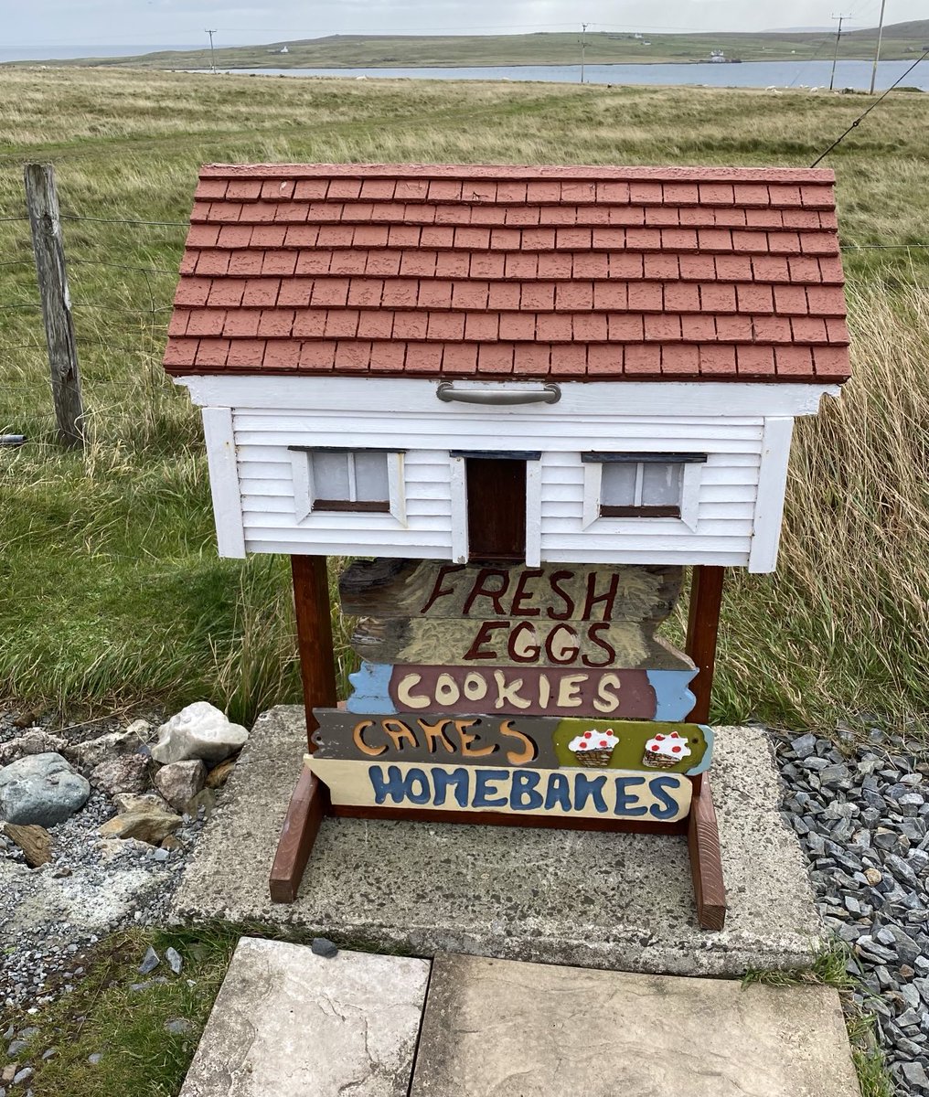 #cakefridge on #Unst #Shetland full of delish yummy things. #honestybox #visitshetland #visitunst