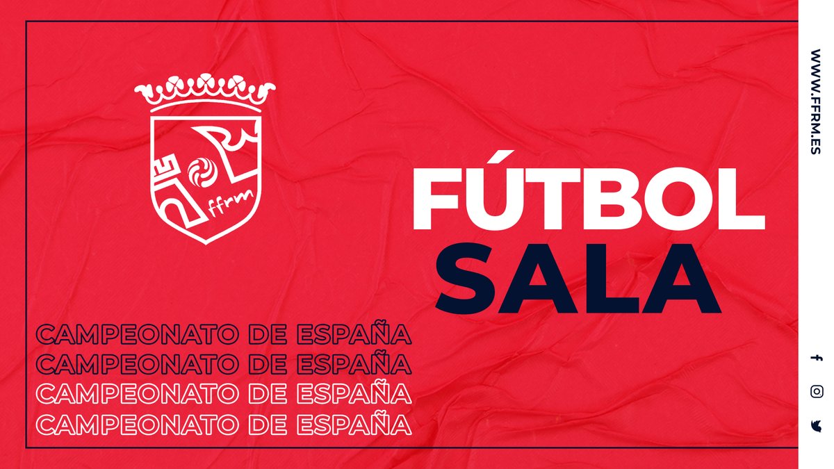 ffrm_es's tweet photo. 🎲✅ | Sorteados los Campeonatos de España de fútbol sala.

🔹 Sub-19 / Sub-16 masculino
🔹 Sub-19 / Sub-16 femenino
🔹 Infantil masculino y femenino
🔹 Alevín masculino y femenino
🔹 Benjamín mixto 

ℹ ¿Contra quién nos cruzamos 🔀? ➡  https://t.co/5UFyvevm50 #SeleccionesFFRM https://t.co/UE0GtRRbcL