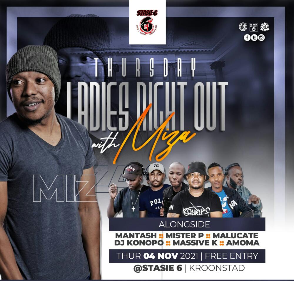 Miza_TheGreat's tweet photo. Weekend menu 🎵🎧
Thursday 4
Ladies Night Out with Miza - Stasie 6 (Kroonstad)
Friday
Funk Up Fridays - Tso's Butchery (Kagiso)
Saturday 6
DAWG 2021 - Cappello (Vaal)
#Muzika #Twelve #FeelingEP #MoonDancing https://t.co/bjCZNNgokH
