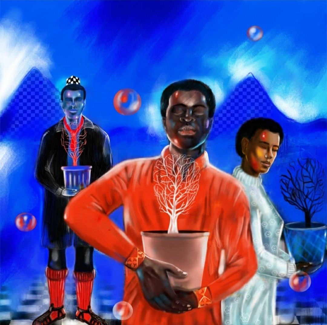 1mAcollective's tweet photo. Gm 💙
New inspiration "The keepers of the blue garden" by Samba Fall https://t.co/lEIJYPn0Ht