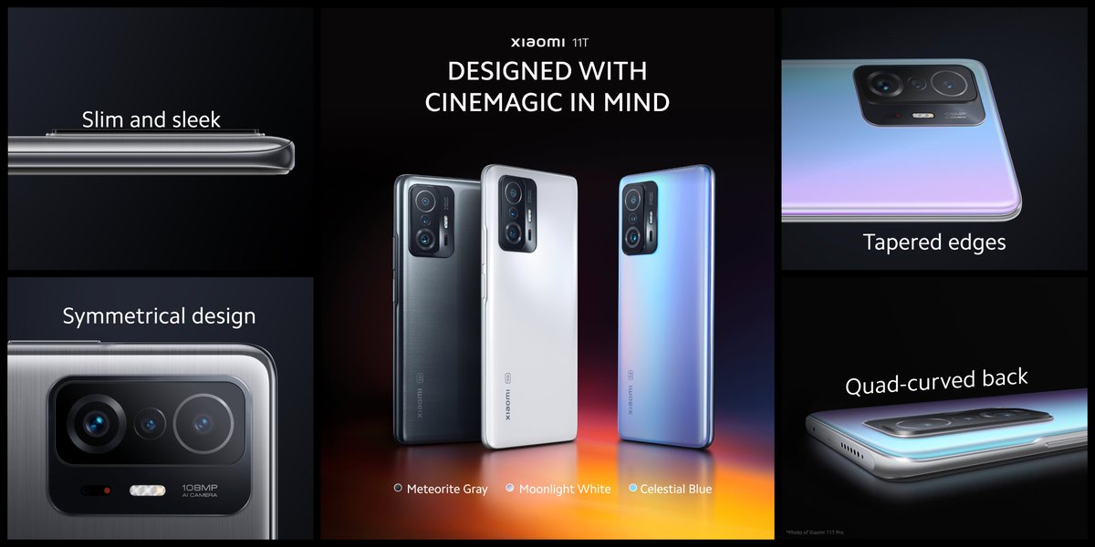Hai Xiaomi Fans! Mari ucapkan selamat datang untuk produk flagship terbaru kami, #Xiaomi11T!

Sebagai penutup line up produk smartphone kami di tahun 2021, smartphone ini memiliki desain ramping, elegan, dan istimewa membuat siapapun yang mengegamnya terlihat makin profesional!