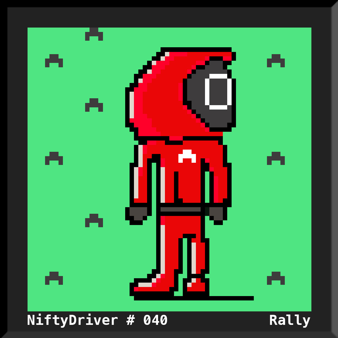 NiftyDrivers's tweet photo. Get your hands on the limited edition Squid Game NiftyDriver now available on #opensea
https://t.co/0gyX8DfZqA
#squidgame #nfts #niftydrivers #specialedition #specialeditionnfts #nftcollection #nftcollectibles #nftcommunity #nftart #pixelart #squidgamenft #rarenfts #openseanft https://t.co/gLdSo4T1CO