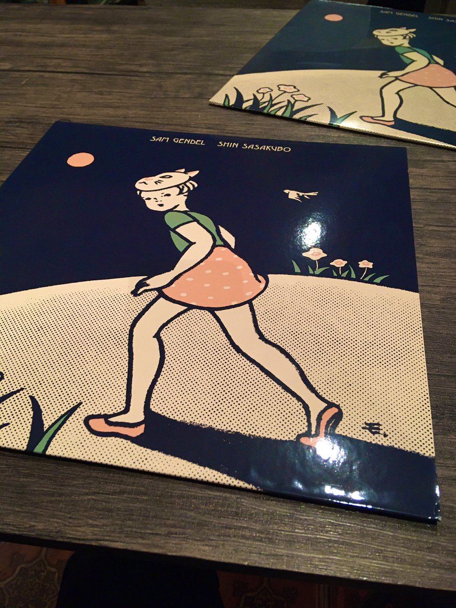 RT @shinsasakubo: サム・ゲンデル&笹久保伸 vinyl. ジャケの質感が