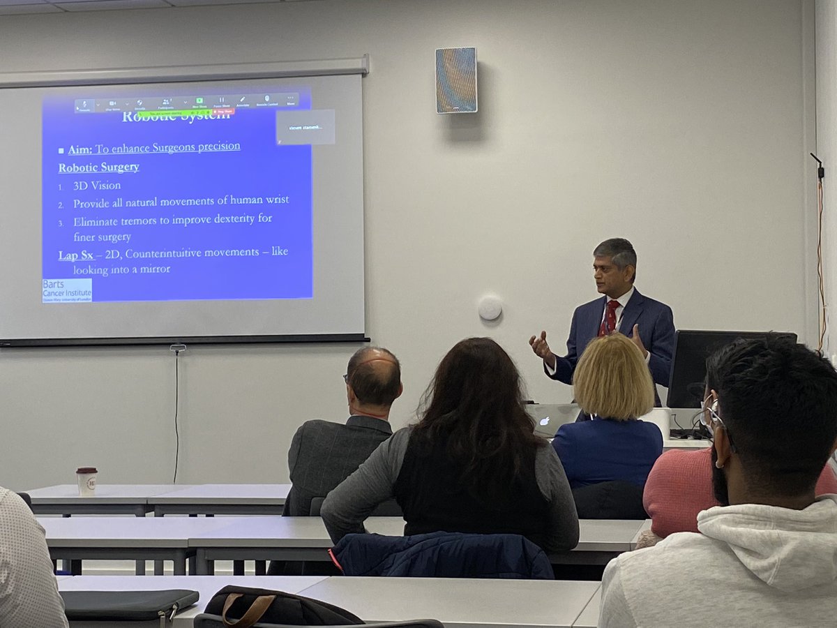 Today we are visited by @cmrsurgical for a Robotic Surgical Symposium, which is focused on the use of robotic systems for minimally invasive surgery.