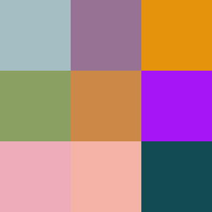 RandomSquareNft's tweet image. About my collections:
I have 3 collections, they differ only in size (2x2, 3x3, 4x4). Each square in the picture is random, this allows you to mathematically evaluate the rarity of each picture. Below I will give examples, you can see more from the link in the profile description