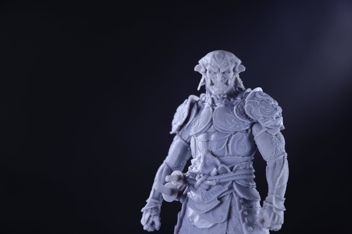 Halot3d's tweet photo. HALOT-LITE - The Power of Unlimited Imagination🚀

Experience the ultra high precision with 0.05 mm XY-axis precision and 0.01 - 0.2 mm layer thickness.🔥

From Yoshimitsu character, he wears a Japanese armor, carries a wheel on his back, and a helmet on his head.🧐 https://t.co/M5Q7UasKgv