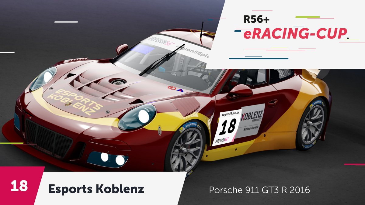 Region56Plus's tweet photo. Nur noch 2 Tage bis die Lichter der Startampel ausgehen und 12 Teams durch die virtuellen Kurven der Grand-Prix-Strecke des Nürburgrings brettern. 😱 🏁

Und auch die drei Teams die wir euch heute vorstellen sind augenscheinlich Porsche-Fans: @esports_koblenz und 2x @meine_evm https://t.co/XQUAAwKlIr