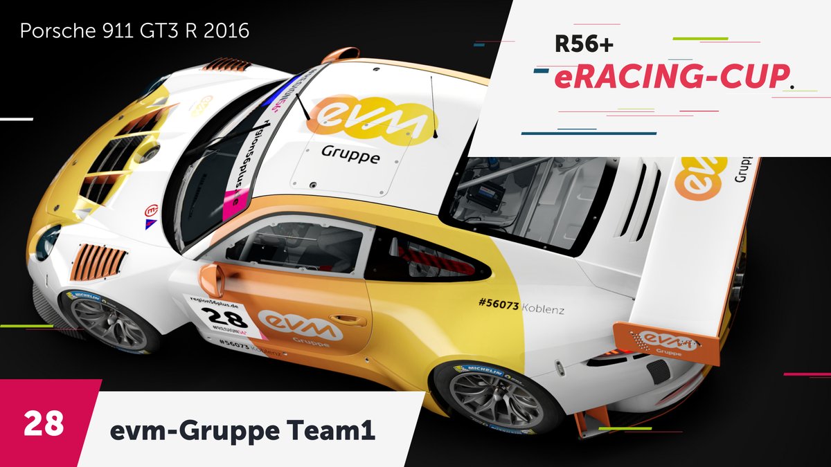 Region56Plus's tweet photo. Nur noch 2 Tage bis die Lichter der Startampel ausgehen und 12 Teams durch die virtuellen Kurven der Grand-Prix-Strecke des Nürburgrings brettern. 😱 🏁

Und auch die drei Teams die wir euch heute vorstellen sind augenscheinlich Porsche-Fans: @esports_koblenz und 2x @meine_evm https://t.co/XQUAAwKlIr