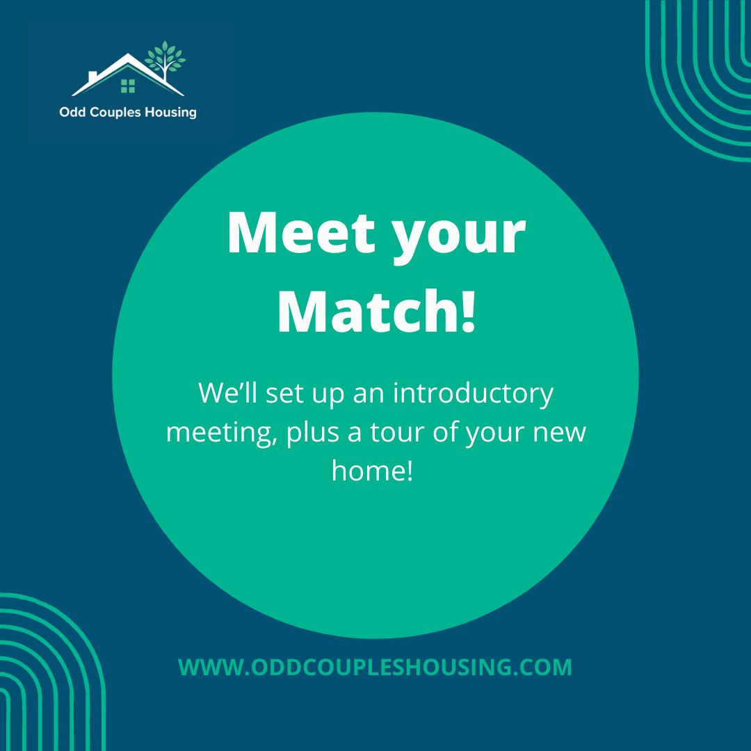 OddCouplesInc's tweet photo. Looking for a compatible roommate? We're here to help! Get started FREE + find your perfect housemate:  https://t.co/G7lvU2Kapk 

#homesharing #homeowners #emptynesters #ageinplace https://t.co/eMpn4kzDpB