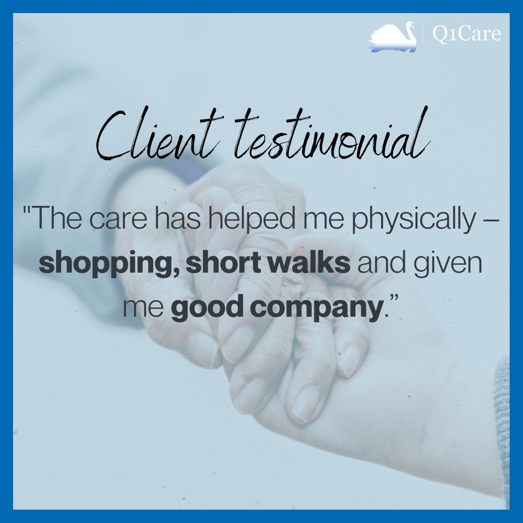 Q1Care's tweet photo. At Q1Care, our carers do not just provide physical aid with everyday activities, but also provide company and friendship to those in need. For more testimonials, please visit https://t.co/VnTOpFqi2Y https://t.co/cV4RVkZc3U