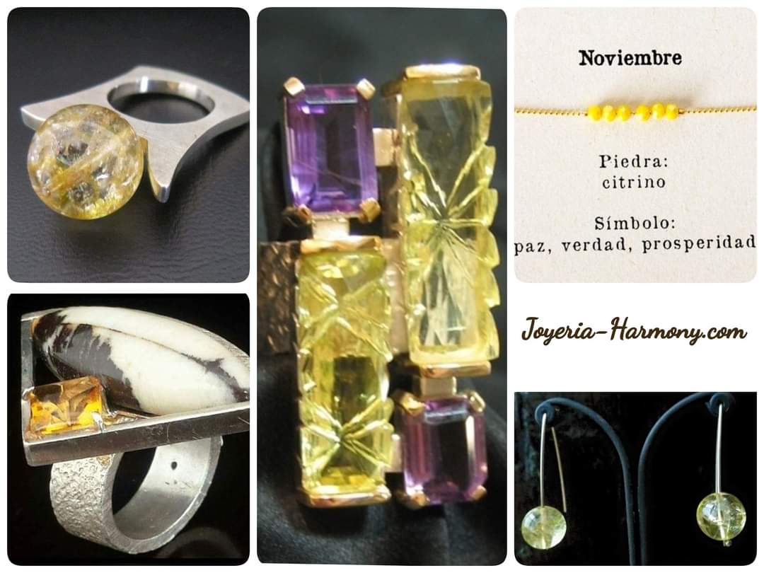 Ya estamos en noviembre y la piedra del mes es el Citrino.
<a href="/JoyeriaHarmony/">Joyería Harmony</a> #joyeriaharmony