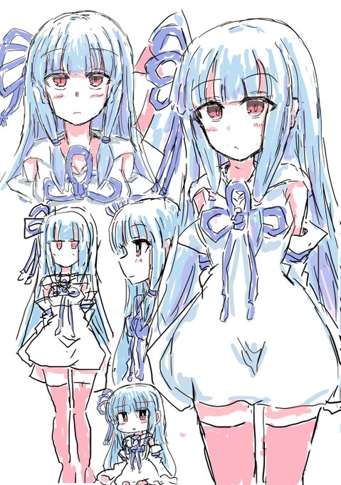 葵ちゃんの漫画を描く息抜きに描いた葵ちゃんが可愛い 