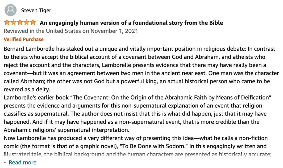 EarthlyCovenant's tweet photo. I am truly grateful for the reviews that are pouring in!

Explore the possibility that Abraham's Lord was a Mesopotamian king.  It changes everything...

Smashwords $0.99 (Kindle/PDF)
Amazon $2.99 (Kindle with Panel View)
Amazon $9.99 (Monochromatic Paperback)

#ToBeDoneWithSodom https://t.co/RNkiLlFLC7