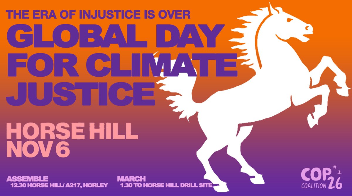 Extinction Rebellion Reigate and Redhill (@xr_randr) on Twitter photo Halfway through the #COP26 climate talks, join us on Saturday at Horse Hill near Horley as part of the #GlobalDayofAction for #ClimateJustice
xrreigateandredhill.org/climate-justic…
@COP26_Coalition <a href="/BackoffHH/">Back Off Horse Hill</a> <a href="/WealdActionGr/">WealdActionGroup.bsky.social</a> Halfway through the #COP26 climate talks, join us on Saturday at Horse Hill near Horley as part of the #GlobalDayofAction for #ClimateJustice
xrreigateandredhill.org/climate-justic…
@COP26_Coalition <a href="/BackoffHH/">Back Off Horse Hill</a> <a href="/WealdActionGr/">WealdActionGroup.bsky.social</a>