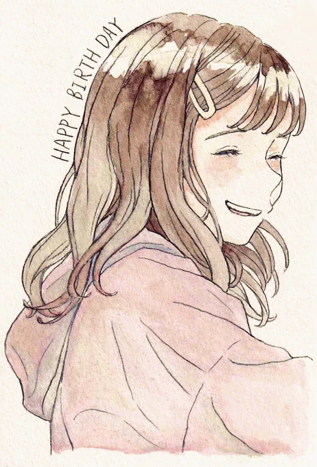 友達の誕生日に描いた絵です☺︎
本音で話せる大事な友達♡ 