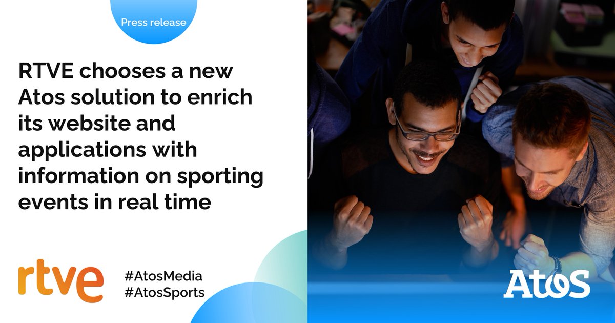 I am excited to announce that the public radio and television operator <a href="/rtve/">RTVE</a> had selected Atos' new solution “Atos Live Sports Results” to offer a complete fan experience to Spanish spectators during the Olympic and Paralympic Games #Tokyo2020. atos.net/en/lp/rtve-cho…