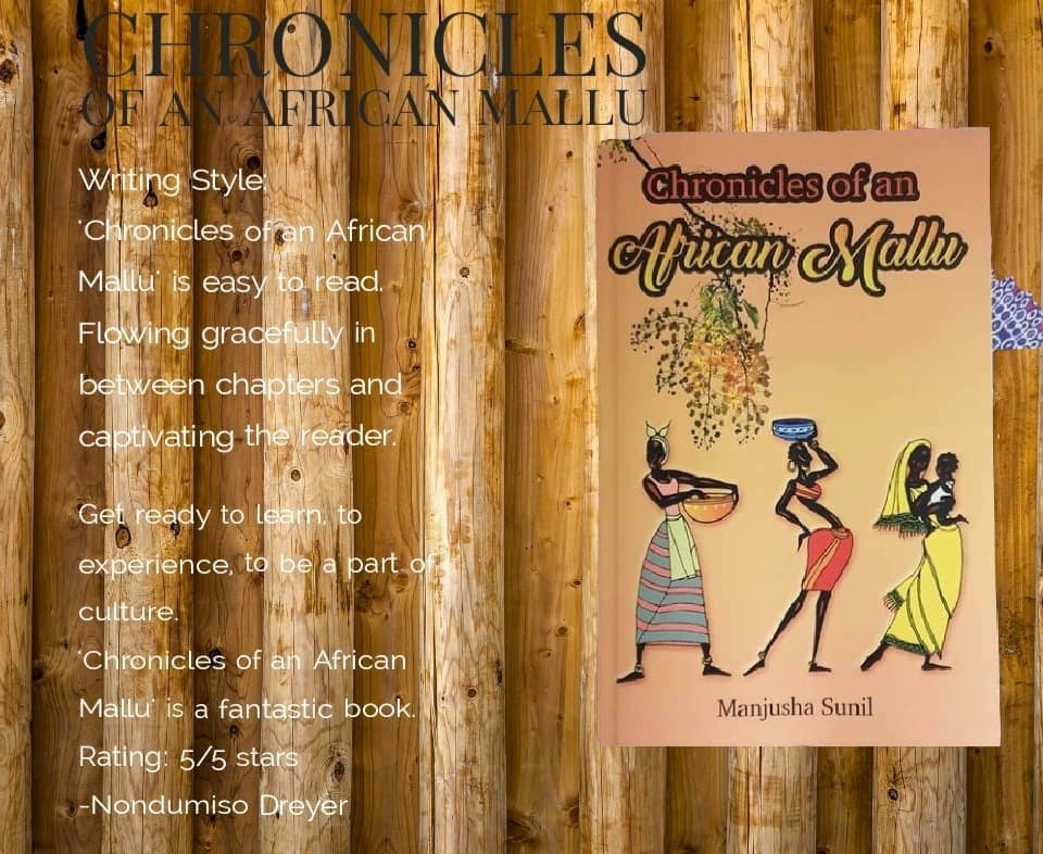 So pleased with this review of my book. Get your copy of #chroniclesofanafricanmallu from any of the following platforms - Takealot, Amazon, Smashwords, Pothi, Flipkart