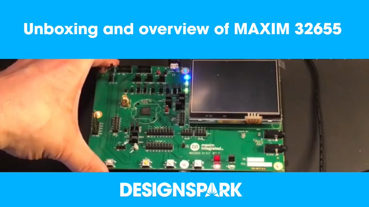 RSDesignSpark's tweet photo. Follow Redstone as he explains the benefits of having a second core on the MAX32655 Low-Power Wireless Microcontroller. https://t.co/oCU1O0RQxM
#MAX32655 #EvalKit @Maximintegrated https://t.co/rU6av4SQSY