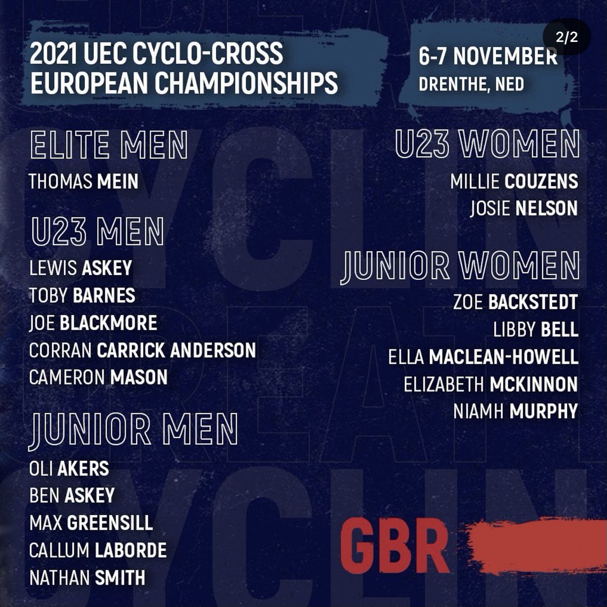 MontezumaRace's tweet photo. We are so incredibly proud to announce that Niamh Murphy has been selected to represent Great Britain 🇬🇧 at the European Championships this weekend🇳🇱 

Smash it and enjoy the experience🤩Ⓜ️

#poweredbychocolate https://t.co/Sow5tkycXa