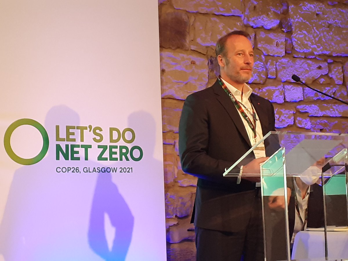 scotent's tweet image. &quot;When we talk about the future of heat pumps, it’s interesting how we picture it…for everyone [that doesn’t use a heatpump] their future is different to those that have one already, because their journey starts in a different place.&quot; Donald Daw of @meuk_les.
#COP26