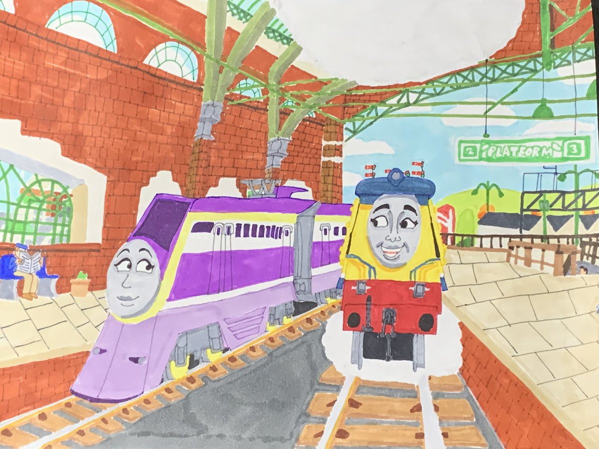 Paul’s Thomas and Friends Crossover Artwork tweet media