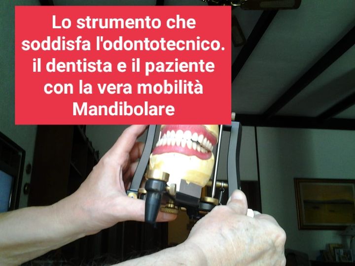 Qualsiasi tipologia di Protesi è sempre INDIVIDUALE quando è costruita con il vero movimento Mandibolare e non più Mascellare...!!