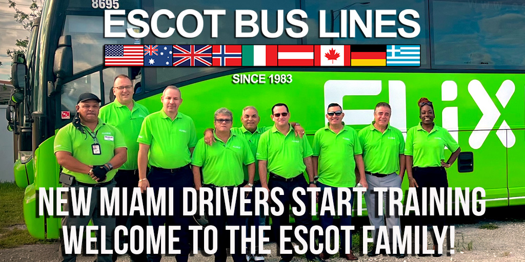 escotbuslines's tweet photo. We would like to welcome our newest members of the Escot family.  Say hi when you see them, and remember, when you have to go somewhere, #GoWithEscot! https://t.co/ZDx3p03oW0